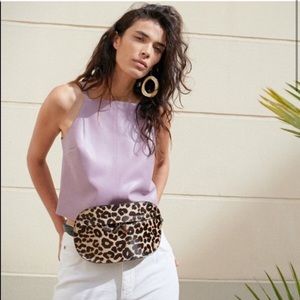 Nanushka leopard Oro Belt Bag